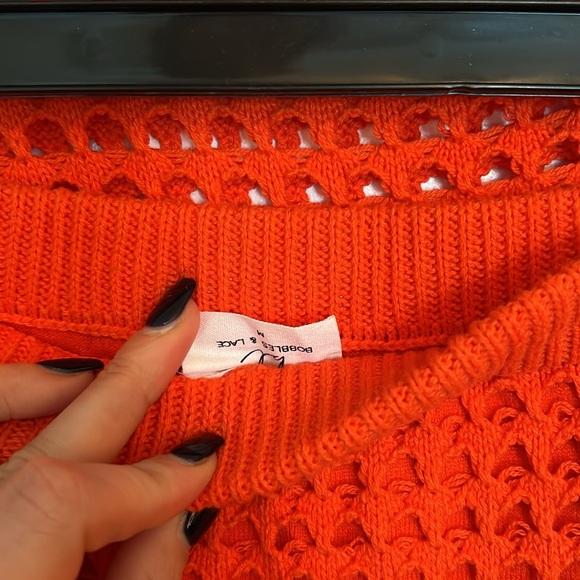 Bobbles & Lace 2 Piece Sweater Skirt Set, Size M. - Picture 5 of 8